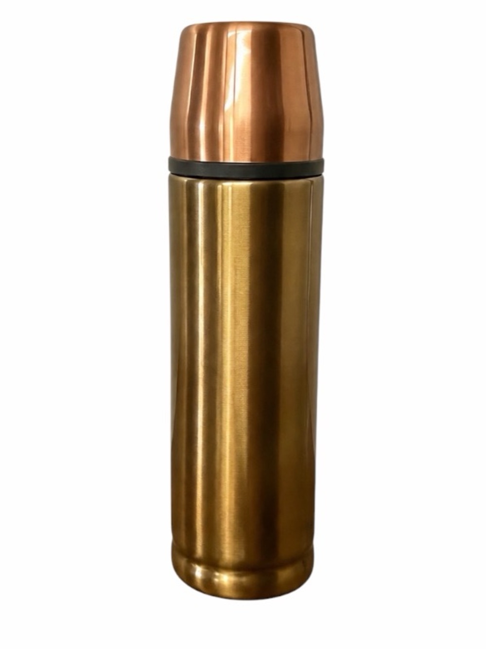NRA-ILA 40 Years of Freedom Bullet Thermos Copper Gold Vacuum Bottle 2015